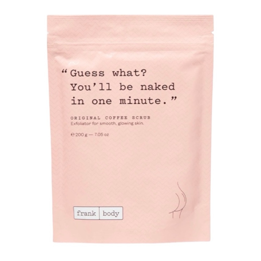 FRANK BODY ORIGINAL COFFEE SCRUB 200G - BRAND NEW, SEALED